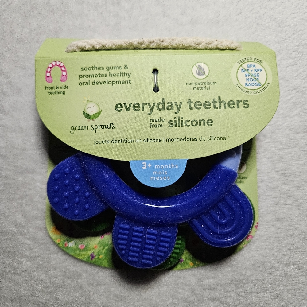 Green Sprouts Everyday Teethers 3+ Months 2 Pack - NWT